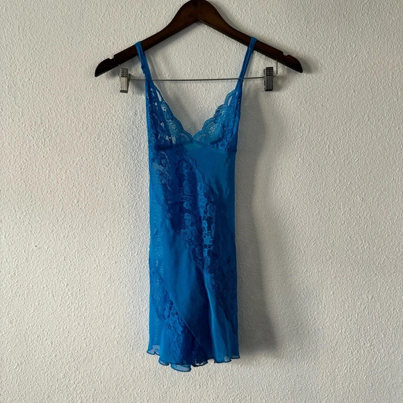 Fredericks Of Hollywood Set Intimate Lingerie Cross Back Panties Mesh Lace NWOT - Picture 13 of 13